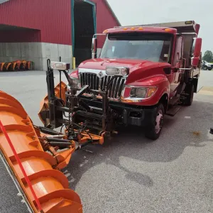 2015 International TerraStar Dump Truck with Plow