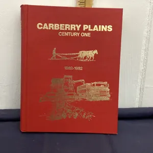 CARBERRY PLAINS HISTORY BOOK - MANITOBA
