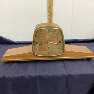 VINTAGE MANTLE CLOCK - "FORESTVILLE" BULOVA
