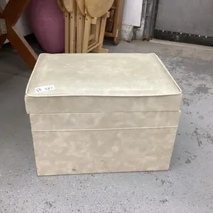 VINTAGE STORAGE OTTOMAN