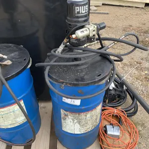 120 lb Barrel w/ Grease Pump & Grease
 UNRESERVED
