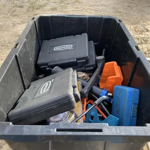 Tote of Assorted Tools & Kits
 UNRESERVED