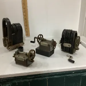 VINTAGE TELEPHONE CRANK ASSEMBLIES