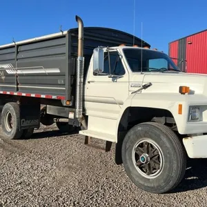 1991 Ford F800 s/a grain truck, 283,157 showing,  VIN: 1FDPK84A7MVA23421, Owners: Arnold H Jameson, Warren H Jameson, Seller: Fraser Auction _________