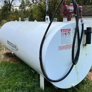 Meridian 1000 gal fuel tank w/ Fill Rite 20GPM 115V pump and nozzle