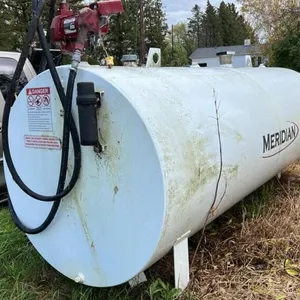 Meridian 1000 gal fuel tank w/ Fill Rite 20GPM 115V pump and nozzle