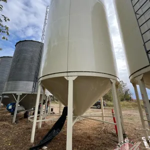 4000 bushel Meridian Grain Max hopper bottom bin on double skid, Bin#6, S/N 6263378