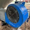 3 HP Edwards Grain Guard inline centrifugal aeration fan, Fan #5, S/N 200513408