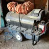 390,000 BTUH Flagro Industries Ltd tri fuel burning supplemental heater, S/N 0V400-7967