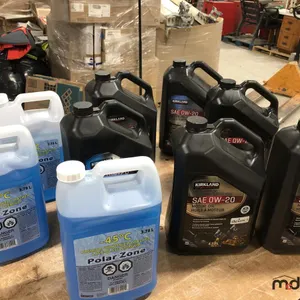 (6) Jugs of Synthetic Motor Oil w/ (3) Jugs Windshield Washer Anti-Freeze
 UNRESERVED