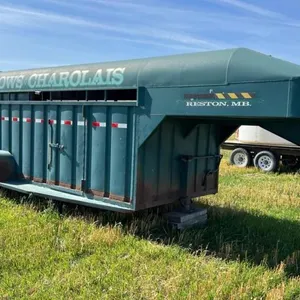 1988, 16’ Bobco t/a gooseneck stock trailer, VIN: 2F9231VG0J1033222, Owner: David R Cook, Seller: Fraser Auction __________________