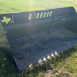 94” Industries America skid steer mount snow bucket. Seller CAN NOT load