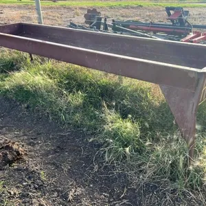 Cypress Industries 10’ metal feed trough (A)