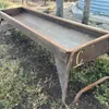 Cypress Industries 10’ metal feed trough (C)