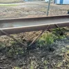 10’ metal feed trough w/ V style legs