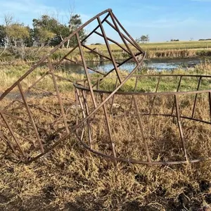 (2) partial rnd bale rings