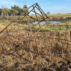 (2) partial rnd bale rings
