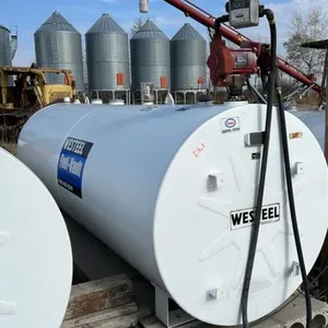 1000 gal Westeel double wall fuel tank, S/N 67-10-01457