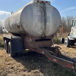2800 gal aluminum tank On pintle hitch t/a wagon (No TOD)