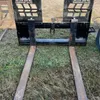 48” Edge pallet forks, Skid steer mount