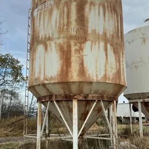 Approx 1800 bushel Friesen smooth wall hopper bottom bin, Bin #4