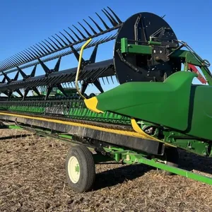 35’ JD 735FD Hydraflex flex draper header, S/N 1H0735FDVK0805563