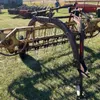 NH 56 side delivery rake w/ rubber mount teeth,  S/N 69646