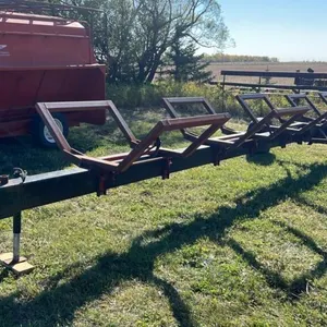 5 bale self-unloading bale wagon