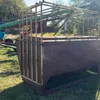 Approx 100 bushel Cypress River Industries creep feeder on skid