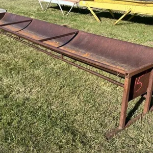 15’ metal feed trough