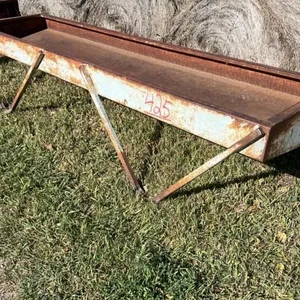 10’ metal feed trough (Unit D)