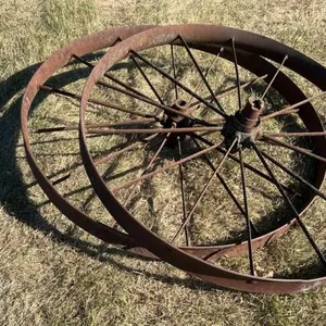 (2) Steel wheels