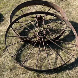 (2) Steel wheels
