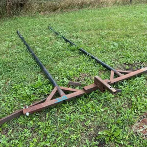 3 abreast horse training tongue w/ mounts to hook to receiver hitch