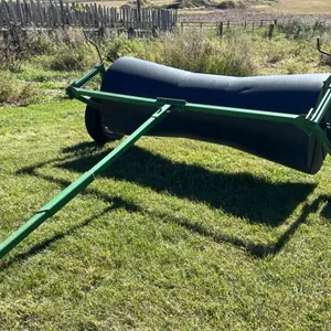 8’ poly swath roller w/ ball hitch