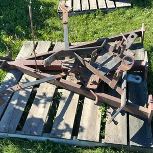 Pallet w/ various NH3 hitches for cultivators