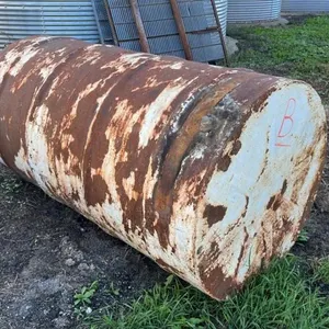 Approx 300 gal metal fuel tank (B)