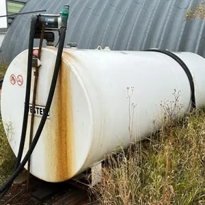 1000 gal Westeel fuel tank with GPI G-Pro model PRO20 115V pump and nozzle