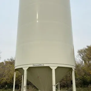 Approx 4000 bushel Meridian Grain Max hopper bottom bin, Bin #1, S/N 6270020