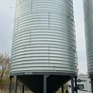 Approx 4100 bushel Meridian bin on Meridian hopper cone, Bin #3, S/N 16200212