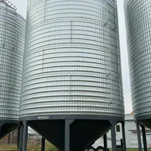 Approx 4100 bushel Meridian bin on Meridian hopper cone, Bin #4, S/N 6260177