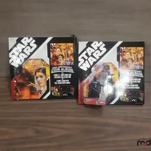 Box w/ Star Wars Coin Collector Albums
 UNRESERVED
