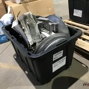 Tote of Can Openers, Prep Containers and Baking Pans 
 UNRESERVED
