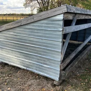 188” x 84” Metal clad calf shelters, Unit A