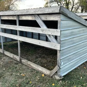 188” x 84” Metal clad calf shelters, Unit C