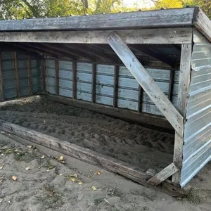 188” x 84” Metal clad calf shelters, Unit E