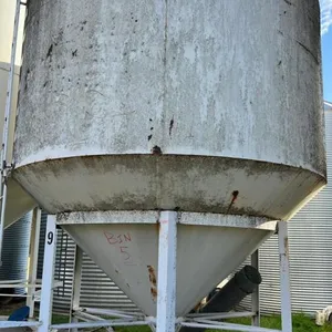 Approx 1400 bushel smooth wall hopper bottom bin, Bin #5