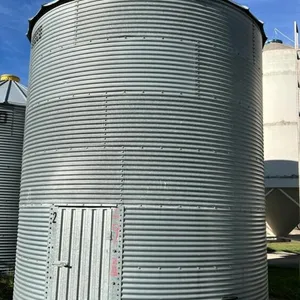 Approx 1950 bushel Westeel 14’ diameter flat bottom bin, Bin #9