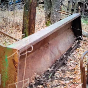 10' metal feed trough