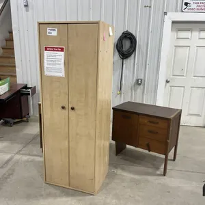 Cabinet and (2) Side Tables
 UNRESERVED